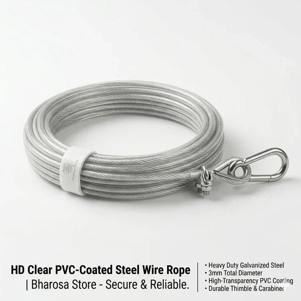 (FREE HOME DELIVERY) Multi-Use Strong Steel Wire with Hooks